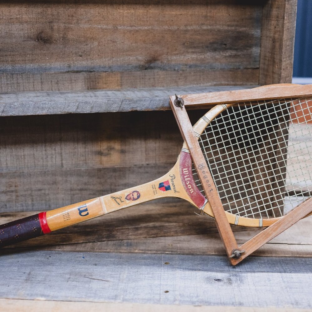 🎾 Vintage Wilson “Jack Kramer Autograph” Wooden Tennis Racket Collectible 🎾
